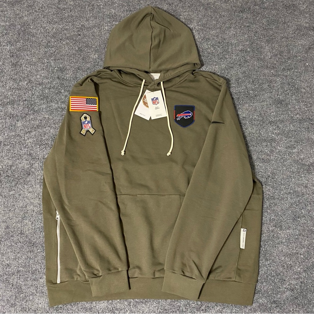 Nike Buffalo Bills Salute to Service 2025 Standard Issue Mens 2XL Hoodie NWT